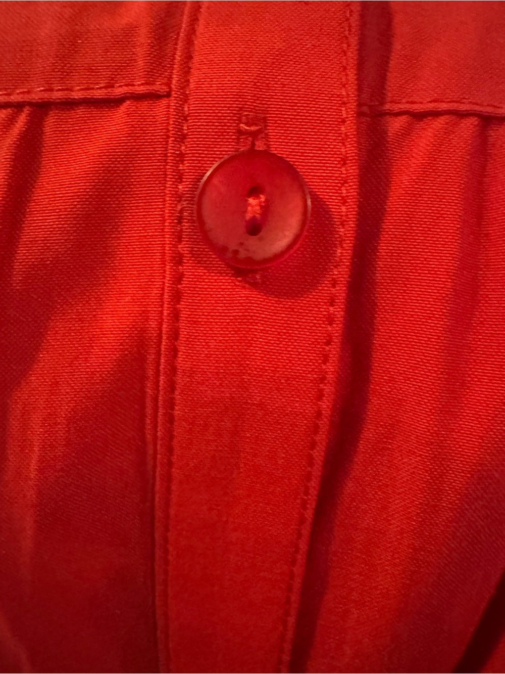 Brochu Walker Red Button-Front Maxi Dress L - Picture 8 of 8